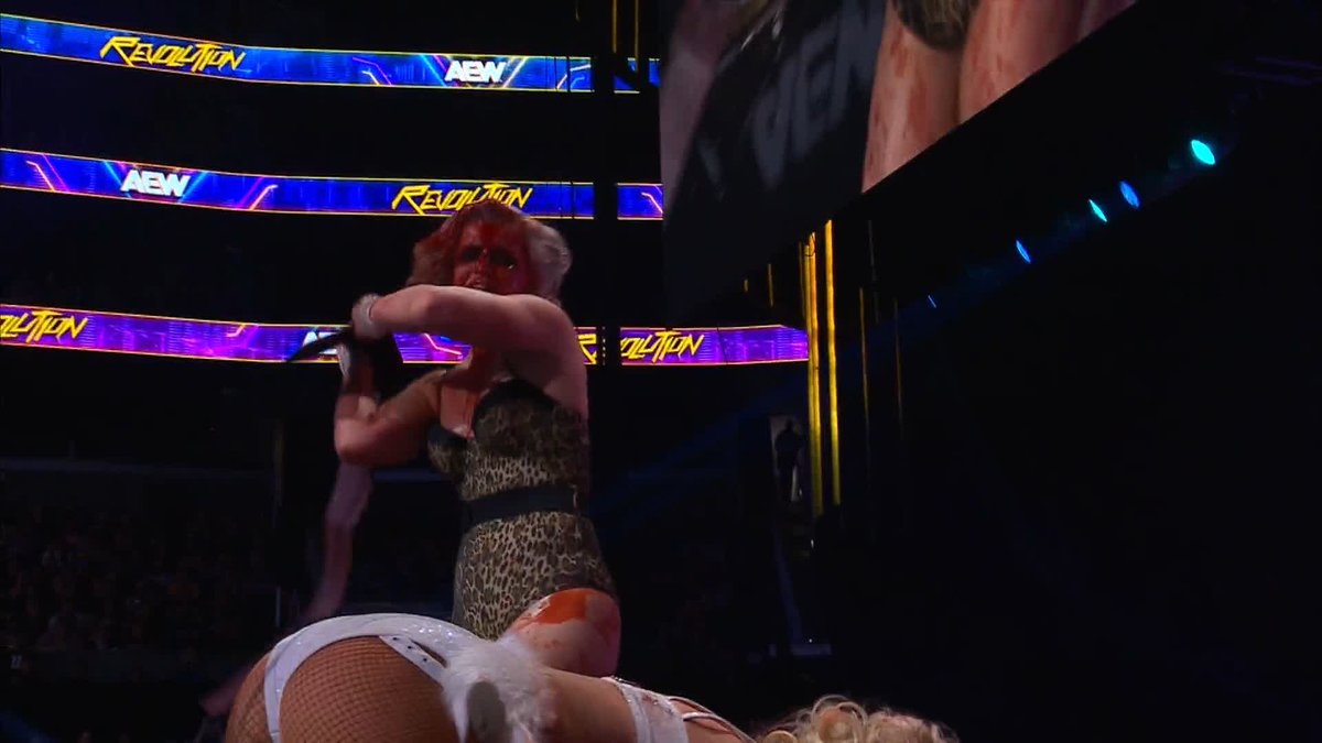 Can "Timeless" Toni Storm do what needs to be done?! Watch #AEWRevolution on PPV right now! art 🌑 | #TimelessToniStorm