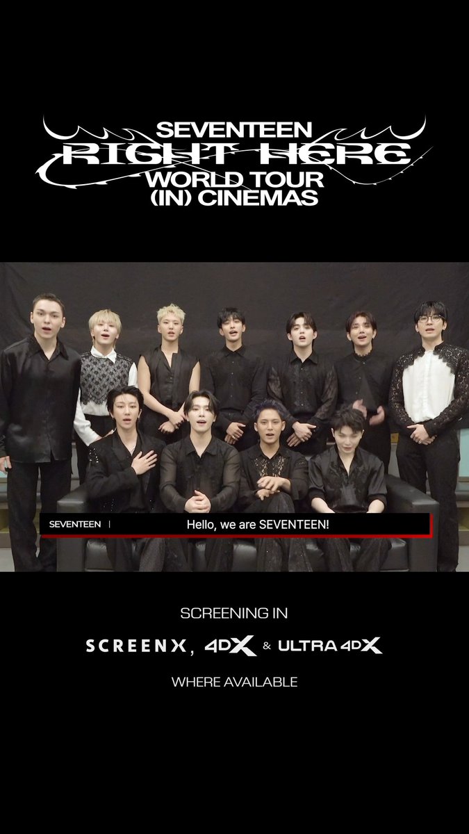 CARATS! SEVENTEEN has some words for you! 💎 💗💙 Get ready as SEVENTEEN [RIGHT HERE] WORLD TOUR IN CINEMAS is showing in TGV starting April 2 ✨FANS PARTY✨ will be held on 5 April 2025 (Saturday) 📍 TGV Sunway Velocity 📍 TGV Gurney Paragon 📍 TGV Vivacity Kuching 📍 TGV Tebrau City Stay tuned for more information & surprises! Remember to press the "REMIND ME" button on our web/app to be notified! 👀✨ #SEVENTEEN #세븐틴 #SVT_RIGHT_HERE_WORLDTOUR #SVT_RIGHT_HERE_IN_CINEMAS #CONCERTSatTGV #CARATSatTGV