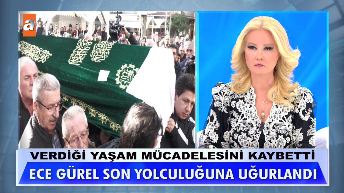 Verdiği yaşam mücadelesini kaybetti. Ece Gürel son yolculuğuna uğurlandı. #MügeAnlıİleTatlıSert #MügeAnlı atv Daha fazlası için 👉