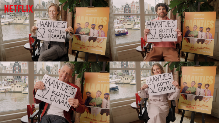 Psst, de Haantjes cast wil jullie wat vertellen, S2 is bevestigd 😍