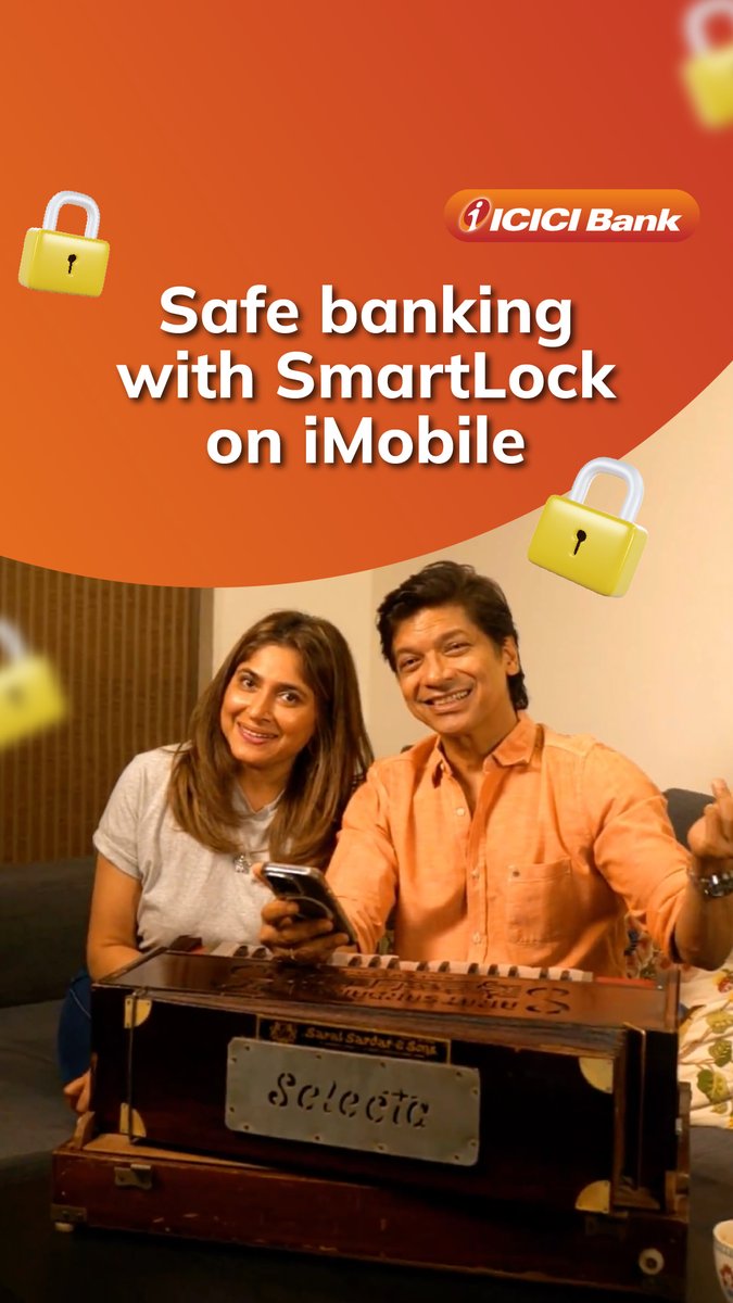 Radhika caught Shaan skipping riyaz… but this one’s different! It’s Banking Riyaz—a practice that keeps your money safe with the SmartLock feature on iMobile app. With SmartLock, you can instantly lock/unlock all your payment modes, including UPI, Net Banking, Credit and Debit Cards, in just a swipe.✅ Experience security at your fingertips with SmartLock on iMobile. Try it today! T&C apply #Ad #BankingRiyaz #SafeBanking #SmartLock #SecuredBanking #MobileBanking #iMobile