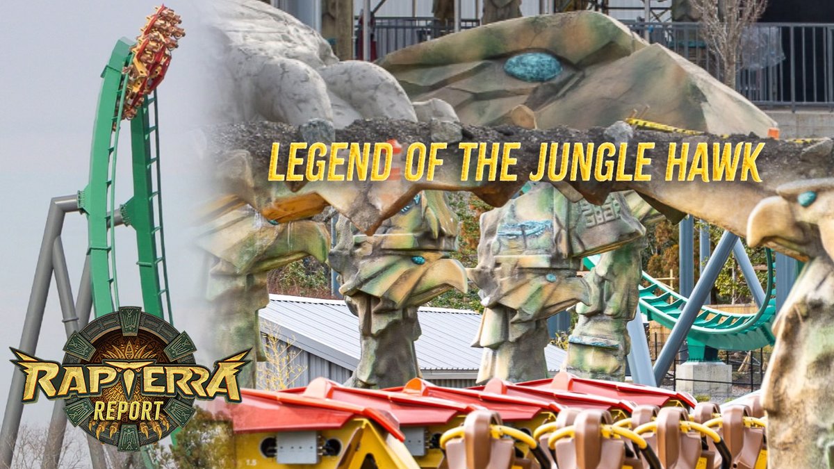 WATCH 🚨 On this #Rapterra Report, we X-plore remains of the Jungle Hawk temple and give a sneak preview at what guests can expect on their record-breaking adventure! Rapterra opens to the public on #KingsDominion's Opening Day, March 29.