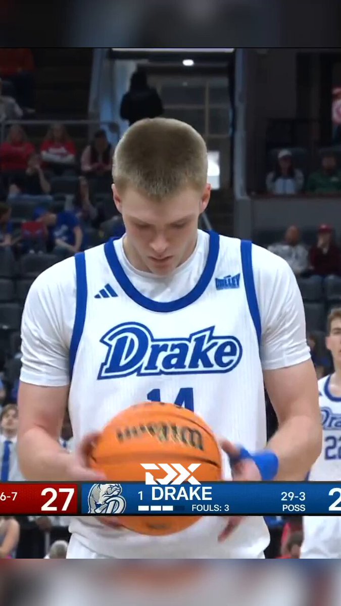Monster conference tournament showing from Missouri Valley POY Bennett Stirtz, guiding Drake to the NCAA Tournament. The 6'4 point guard made big shots from all over the floor, generated turnovers in bunches and showed his elite feel for the game as a passer.