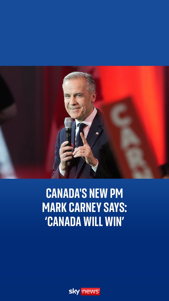 🗣️ 'Canada will win.' Canada's next prime minister Mark Carney has warned Donald Trump to keep his hands off his country.