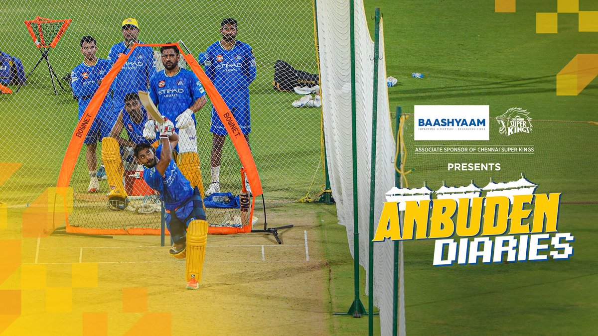 ANBUDEN 🏟️ Namma Singams 🦁 🔙 in Action! 📹💪🏻 #WhistlePodu #Yellove 🦁💛