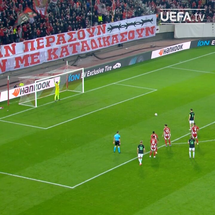 Tzolakis 🥶 Olympiacos FC | #UEL