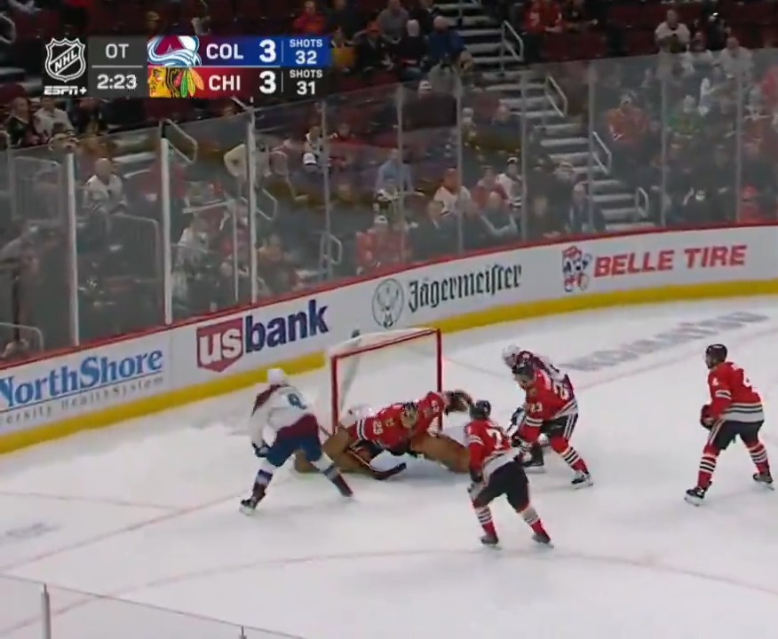 Cale Makar loves playing the Chicago Blackhawks.