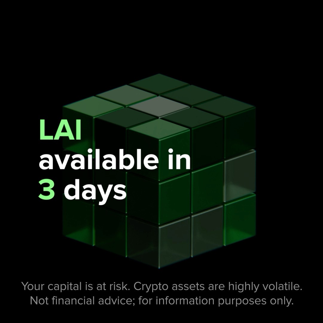 📢 Upcoming Listing! $LAI on Uphold: 3 Days. LayerAI | AI2Earn is bringing AI-powered data monetization to blockchain with: 🧠 Decentralized AI agents. ⚡ L2 scalability for faster, lower-cost transactions. 📦 Data Capsule NFTs, trade &amp; earn! Learn more: