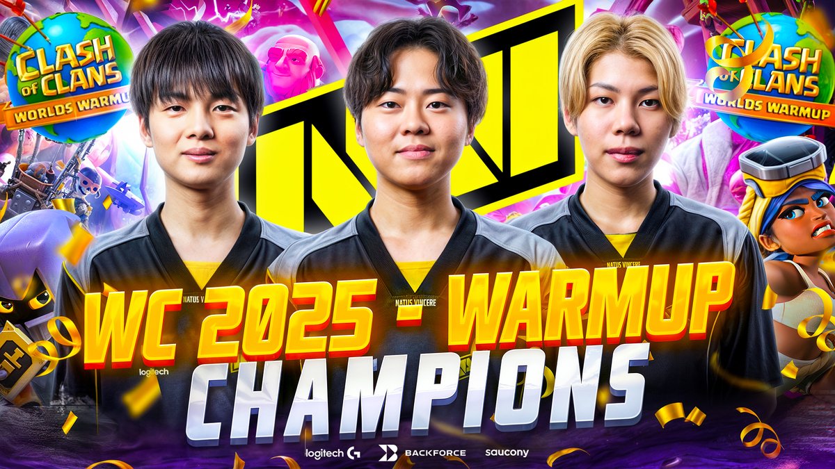 The first tournament win in 2025 for NAVI Clash of Clans! Let's see how it was in a fresh video, where we collected the best of us at World Championship 2025 Warmup. 🎥 #ClashOfClans #navination