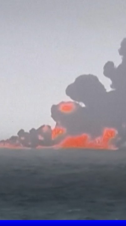 Mer du Nord: une collision entre deux bateaux fait 32 blessés, le risque de pollution "probable"