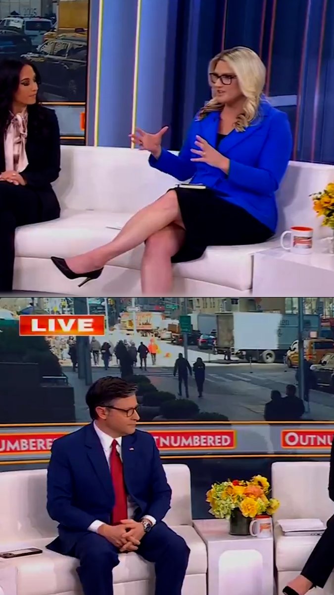 Watching someone tell Mike Johnson the truth is almost euphoric