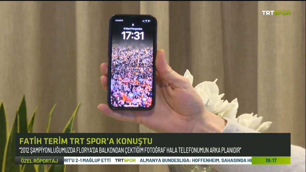 Fatih Terim: "2012 şampiyonluğumuzda Florya'da balkondan çektiğim fotoğraf, hala telefonumda arka plandır."