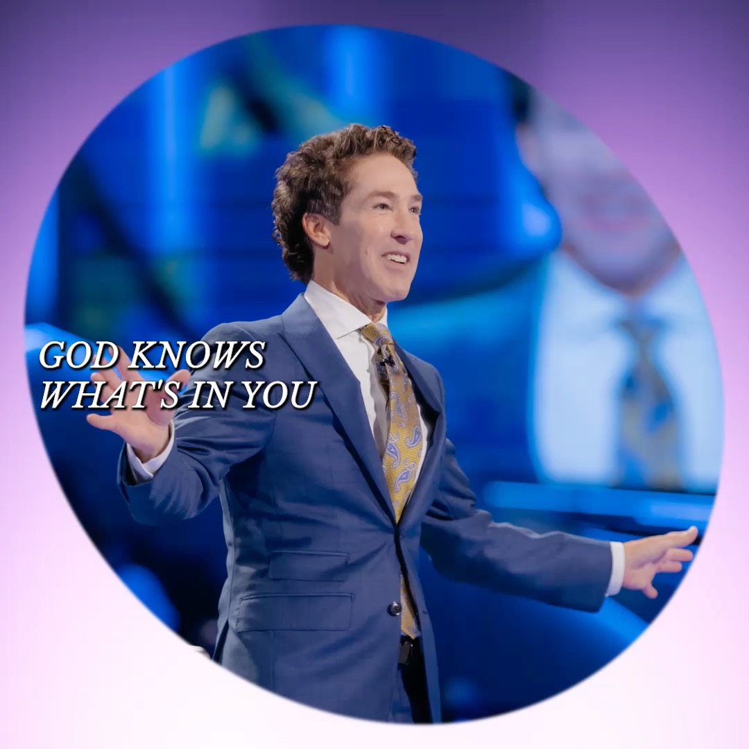 God knows what He’s doing. He’s not going to keep you from your purpose. He’ll never ask you to do something and then not give you the ability to do it. Listen to this message from Joel, "The True You":