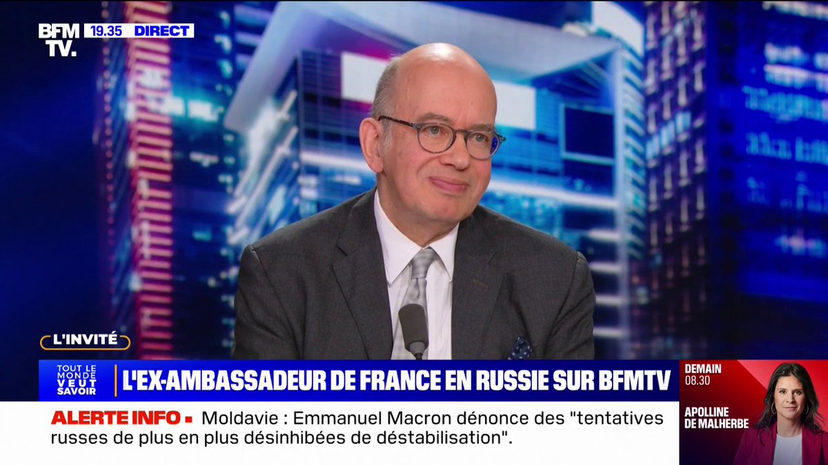 💬"Je faisais mon métier dans des circonstances extrêmes" ➡Pierre Lévy, ancien ambassadeur français en Russie, raconte ses conditions de travail à Moscou