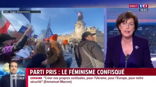 📢 : «Le féminisme confisqué », le parti pris #politique de Ruth Elkrief Ruth Elkrief #24hPujadas #LCI #La26 ⤵️