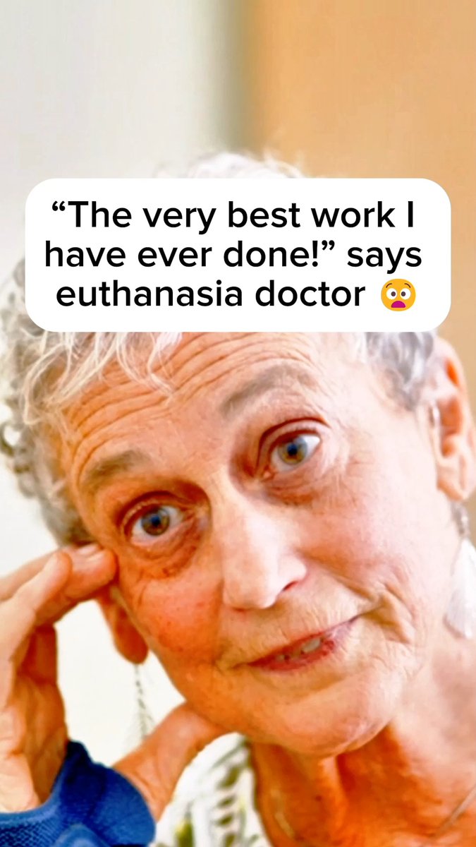 “The very best work I have ever done” – Dr Ellen Wiebe, who has euthanised hundreds of patients. Chilling. 😧 👉 Find out more here: