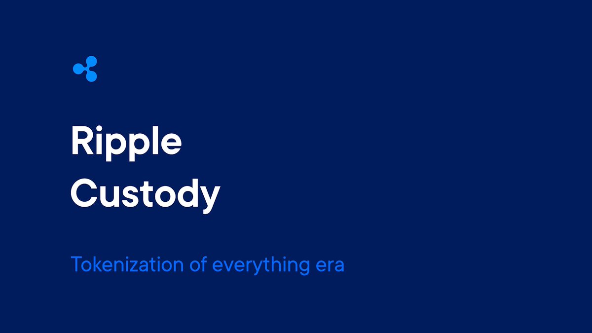 Onchain finance is here. What is your custody strategy? From tokenized RWAs to stablecoins, institutions are embracing crypto—but security, compliance, and seamless access are critical. Explore how Ripple Custody delivers enterprise-grade security for the new financial era: