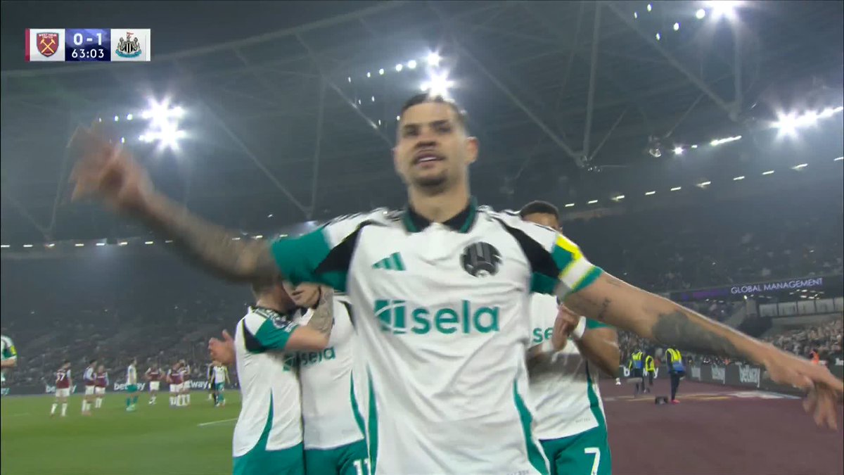 Bruno Guimarães breaks the deadlock! 🔓