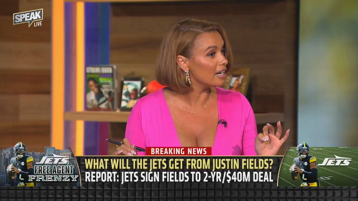"I love this move for the Jets and I love it for Justin... I do hope that this time around the expectations are realistic." Joy Taylor speaks on the Jets signing Justin Fields
