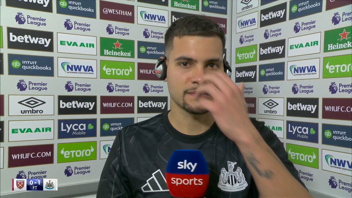 "I'm hopeful we win the trophy for this club" 🏆 Bruno Guimaraes is feeling confident ahead of facing Liverpool in the Carabao Cup final 👏