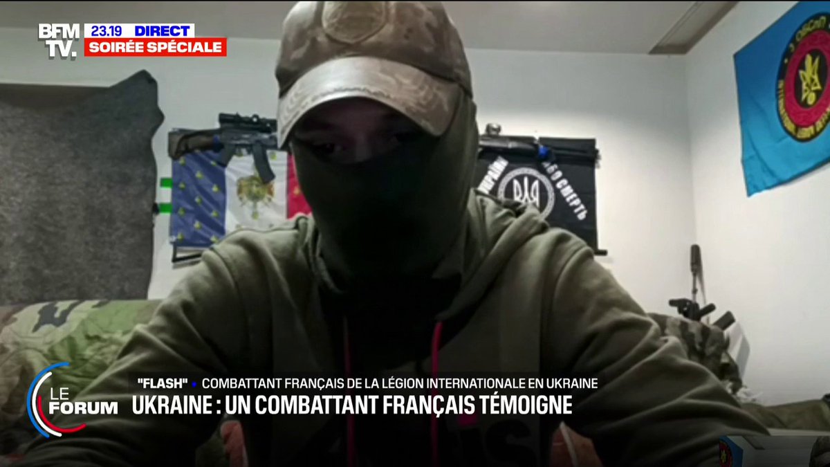 💬"Militairement, ça devient de plus en plus compliqué": le témoignage de "Flash", combattant français dans la légion étrangère en Ukraine