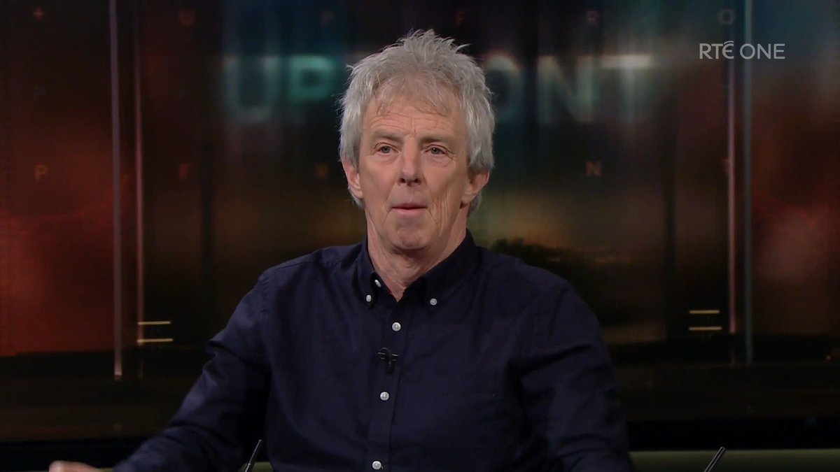 “I had a big issue when everything was going to be put in Irish as well as English as though somehow through osmosis we would start speaking Irish” Eamon Davis Delaney tells Katie Hannon #RTÉUpfront RTÉ One | RTÉ News