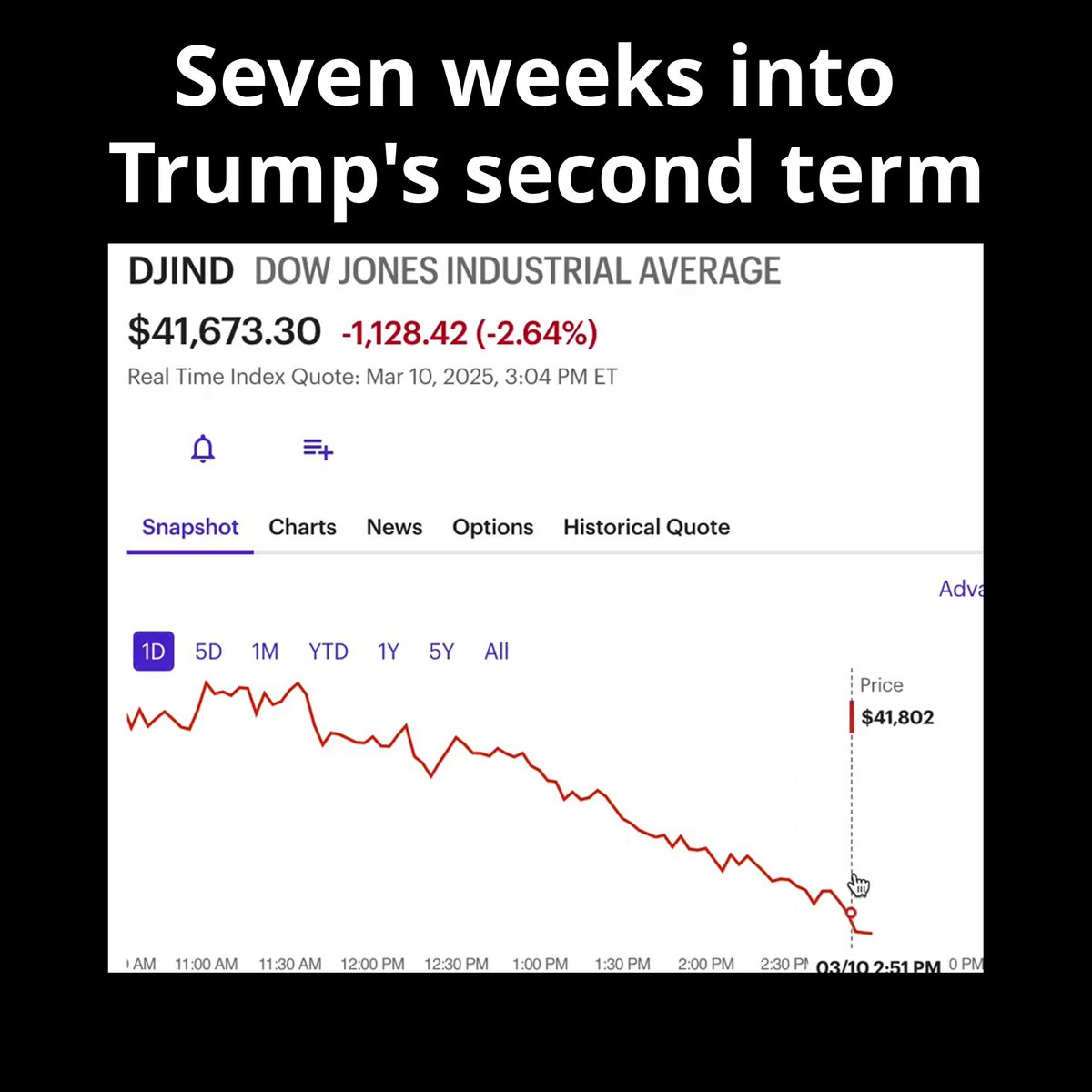 What a disaster
