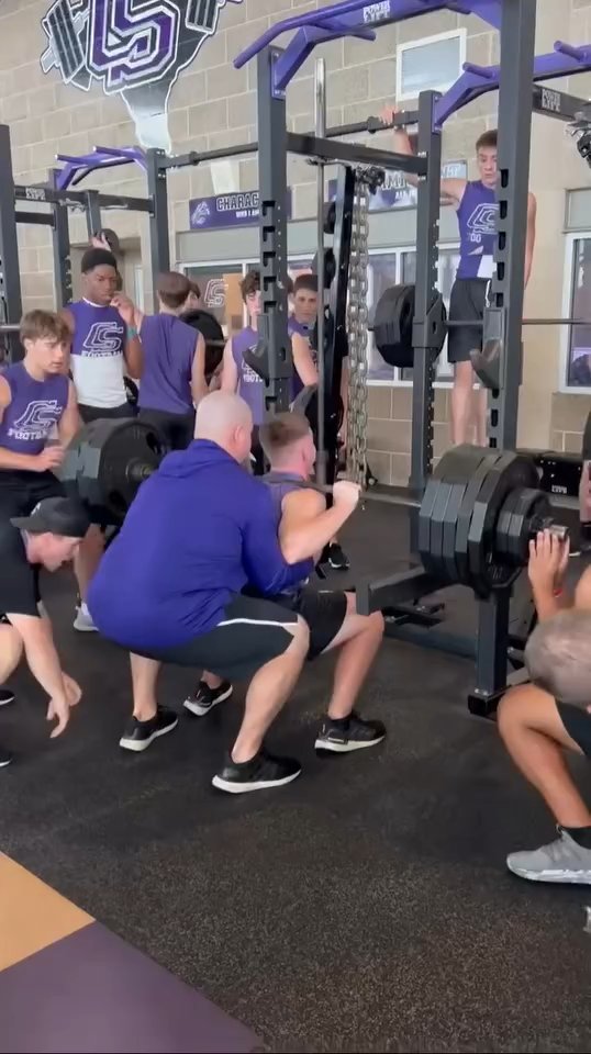 C-Stats DB, @cade_locklear putting in the work this off season and hitting 535 on squat😮‍💨 #Dctf #TXHSFB #weightroom #Texas #Highschool #football #CollegeStation