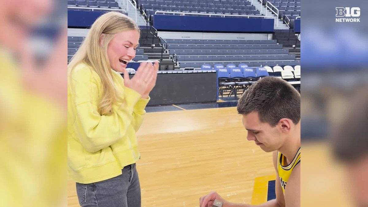 You live 5,000 miles from home, you need a strong support system. Russia native Vlad Goldin has just that. The Journey takes a look at how graduate manager Dmitry "Dima" Fedoseev and fiancee Camryn Volger impact the Michigan Men's Basketball star 👇 #B1GMBBall