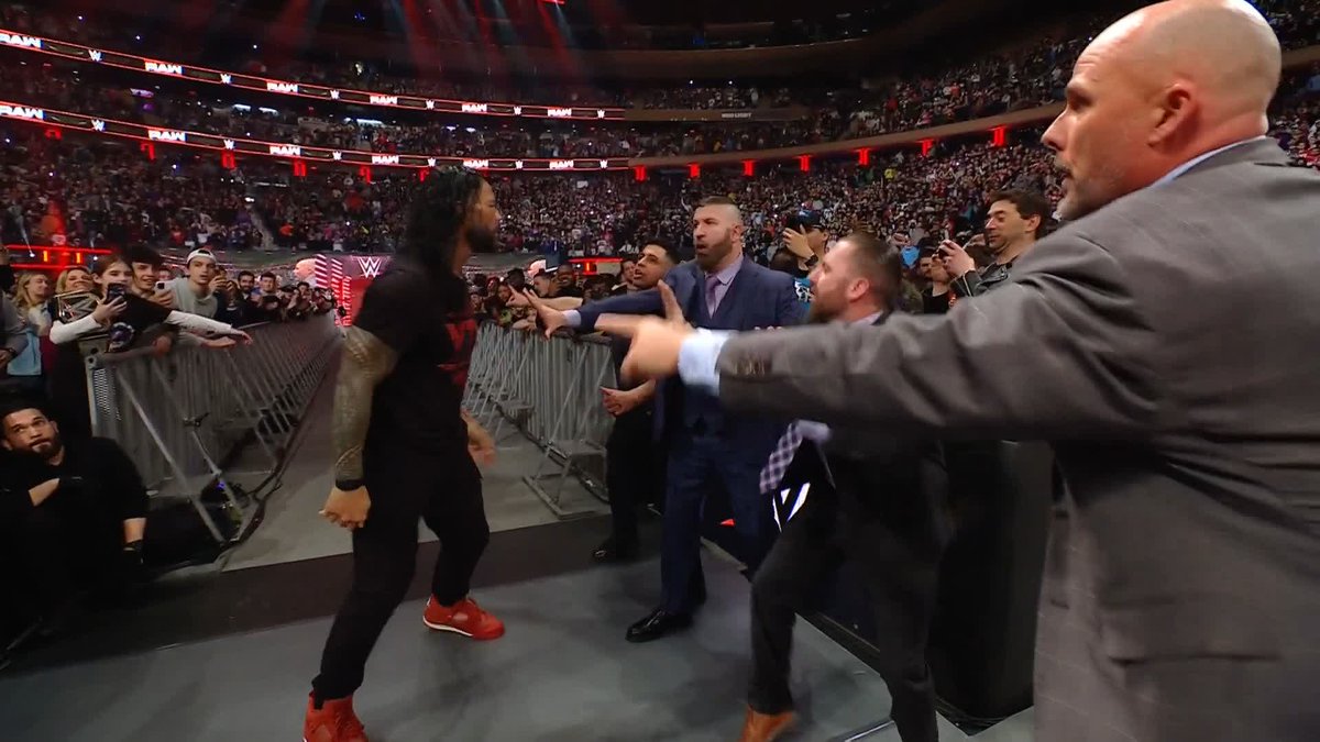 The OTC is FUMING and just wrecked CM Punk! #WWERaw