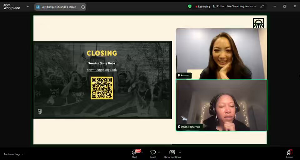 EXCLUSIVE VIDEO: Tonight, Loomer Unleashed secretly attended and recorded the webinar for Sunrise Movement, the leftist Climate activist group that recruits and trains youth to fight Trump and implement the Green New Deal. This is the same group that organized the anti-Tesla protests in NYC that turned violent this weekend where members of Sunrise Movement were arrested for vandalism. Their webinar, titled “How to End An Oligarchy”, which I recorded tonight, was focused on teaching people how to protest Trump and Elon Musk. They claimed 4,000 people were watching their webinar LIVE tonight, which you had to sign up for. Throughout the webinar, the organizers were trying to register attendees to host their own “speak outs”. A “speak out” is a protest against Trump and Musk in an activist’s local community where they can “garner the most attention”. At the end of Sunrise Movement 🌅’s activist call, Sunrise Movement activists praised the radical, Leftist group “Indivisible”, calling it “an amazing group organizing adults.” Then, they broke out in song about climate activism. Today, Loomer Unleashed covered an Indivisible led anti-Trump protest on Capitol Hill, where J6 Committee members attended and discussed impeaching Trump. The way to “combat oligarchy” isn’t vandalizing Tesla. As someone who often speaks out about oligarchy and technocracy, I condemn the violent protests organized by Sunrise Movement 🌅. Violence and vandalism aren’t acceptable. Ever. See video below 👇🏻