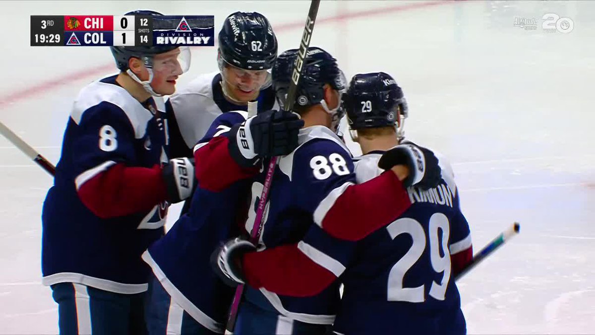How many players can say they got 1000 points twice?! #GoAvsGo