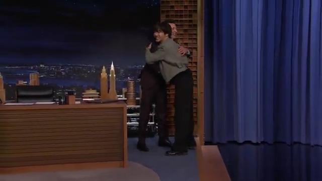 .BTS_official’s j-hope has arrived 🩵 #jhopeOnFallon #FallonTonight