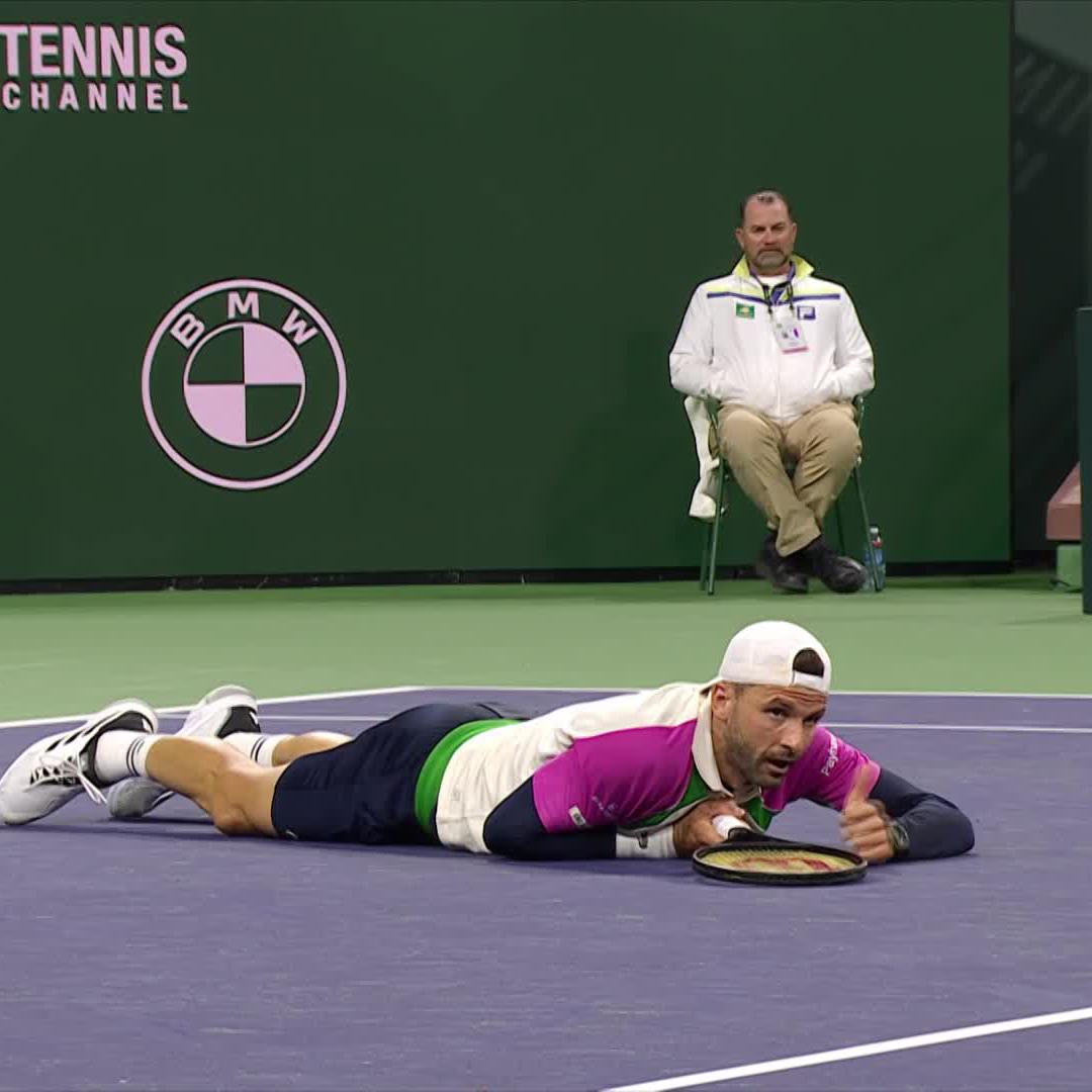 SCANDALOUS 🔥🔥 Grigor Dimitrov the human highlight reel ⭐ #TennisParadise