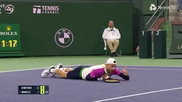 Grigor Dimitov, are you KIDDING?! 🤯 Grigor Dimitrov | BNP Paribas Open | #TennisParadise