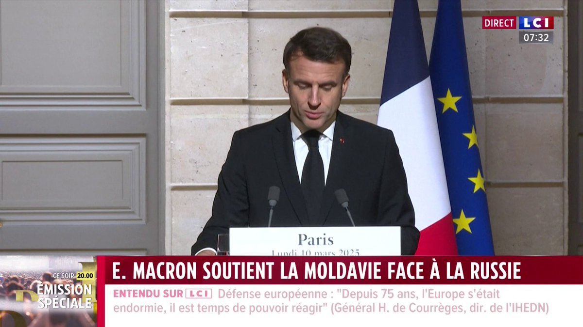 🔴 Réunion des chefs d'état-major des armées de l'UE et l'OTAN 👉 Emmanuel Macron réunit et rencontre ce mardi à Paris 32 chefs militaires alliés. Ils discuteront d'un plan de paix pour l'Ukraine et de ce qu'ils sont en mesure de faire sur le terrain en cas d'envoi de troupes.