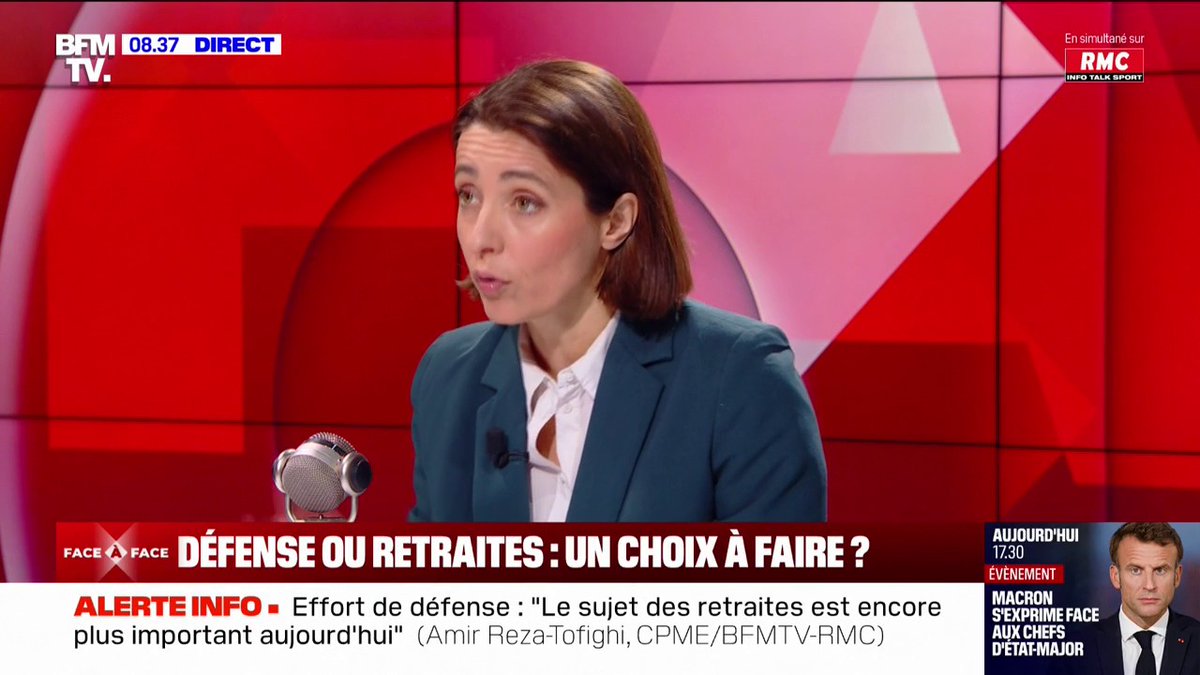 "Si on payait les femmes autant que les hommes, ça résoudrait le déficit de nos régimes de retraites", soutient Sophie Binet (CGT)