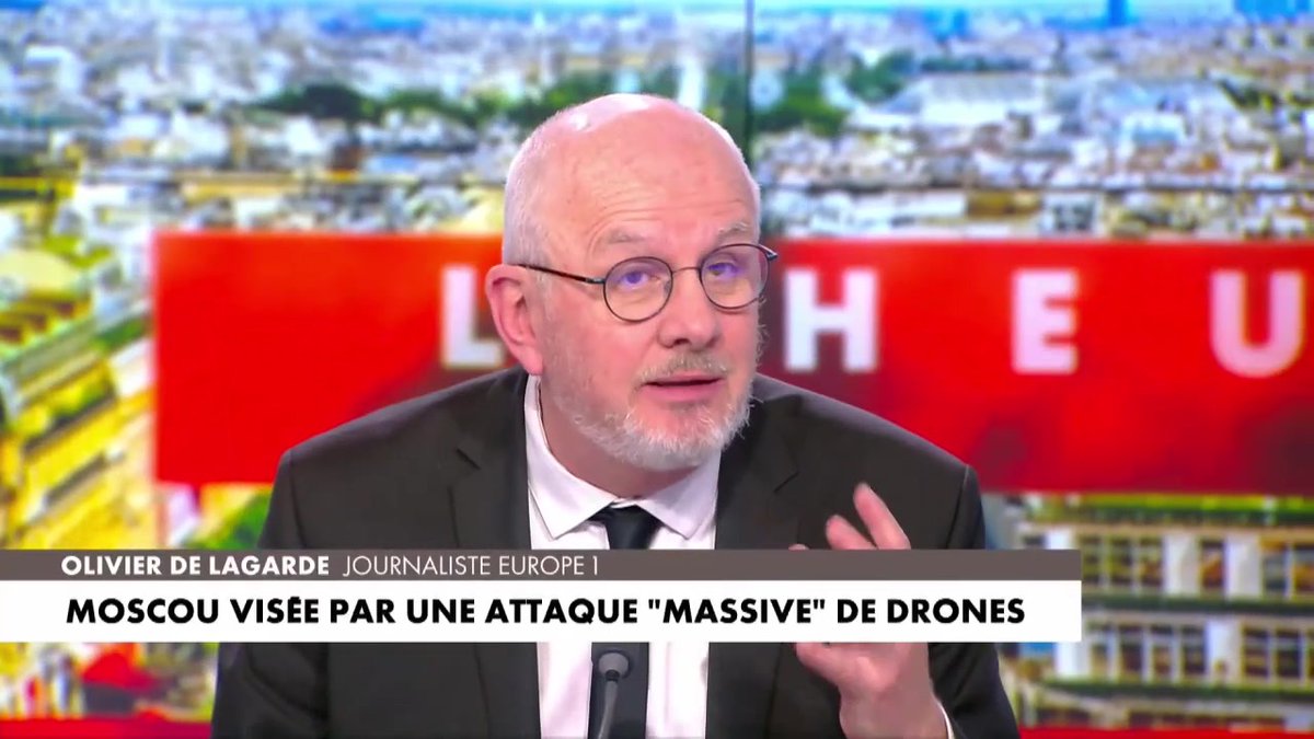 "Dire que les chars russes sont aux portes de la France, c'est quand même exagérer" déclare Olivier de Lagarde #HDPros #Europe1