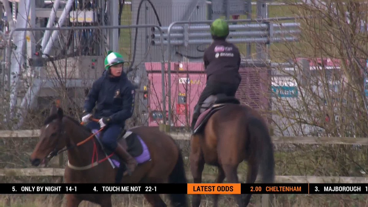 A very excitable Majborough this morning 😬 We get it though, we all are like this today! #ITVRacing | #CheltenhamFestival