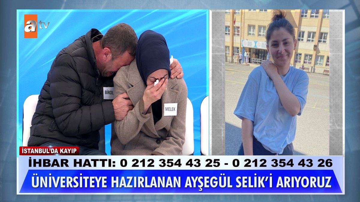Üniversiteye hazırlanan Ayşegül Selik ve 20 yaşındaki Battal Dinçer aranıyor... #MügeAnlıİleTatlıSert #MügeAnlı atv