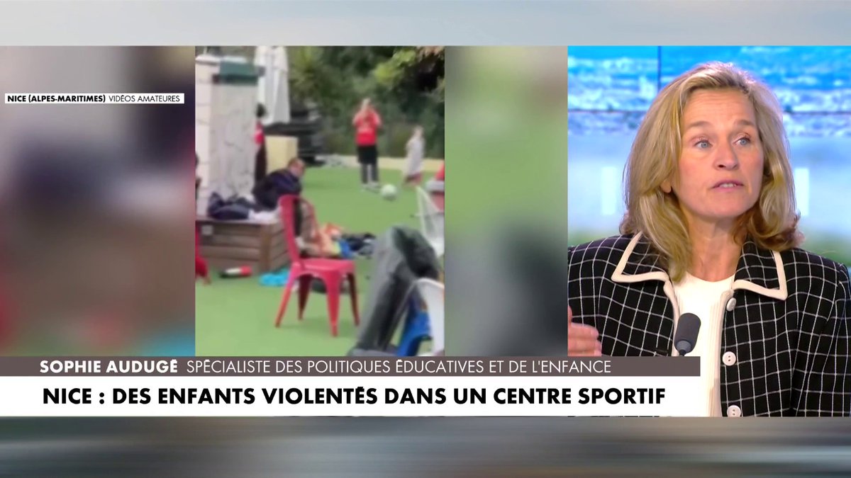 Alors qu'une vidéo montrant des enfants violentés par des moniteurs dans un centre sportif de Nice fait le tour des réseaux sociaux, Sophie Audugé réagit : «Il y a une violence des adultes sur des enfants dans le système scolaire. C'est un tabou, mais il existe», dans #MidiNews.