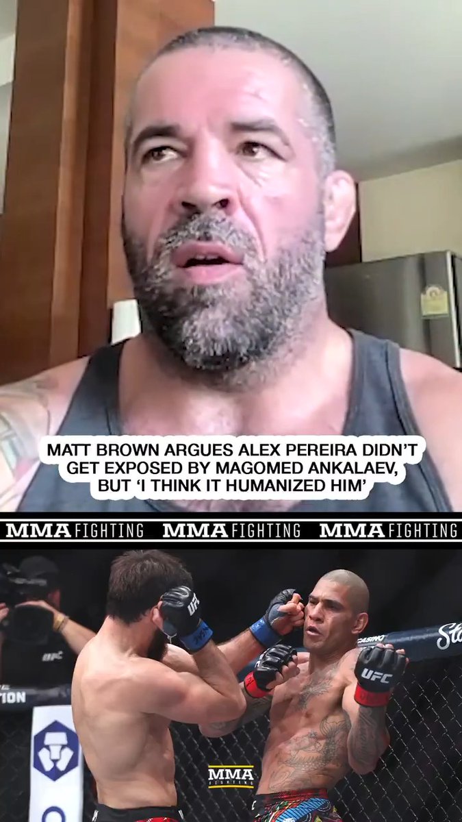 .@iamtheimmortal argues Alex Pereira didn’t get exposed by Magomed Ankalaev at #UFC313: "I think it humanized him. … I wouldn’t necessarily say exposed because Ankalaev didn’t get the takedown." (🎥 Damon Martin)