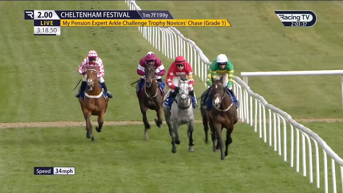 THAT WAS UNBELIEVABLE! 😱 Majborough makes a mistake and JANGO BAIE flies from absolutely NOWHERE to take the My Pension Expert Arkle for Nico's 50th Grade 1 winner