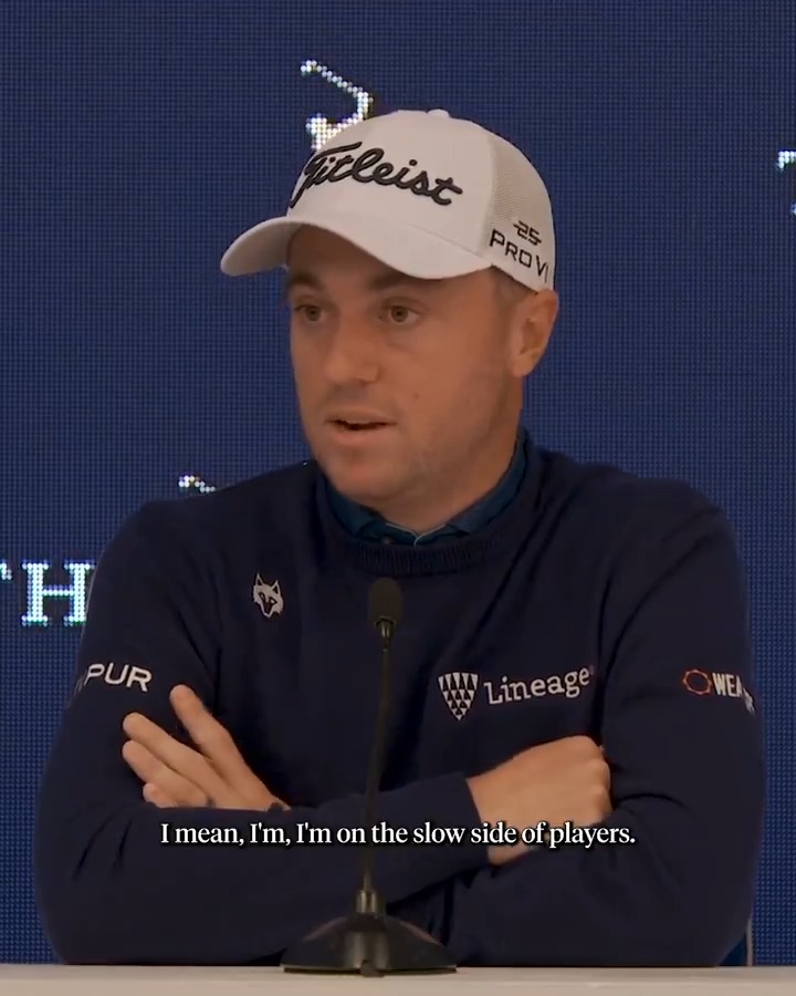 "I'm the first to admit I'm on the slow side of players." Justin Thomas speaks on the PGA Tour's pace of play problem. 🗣️