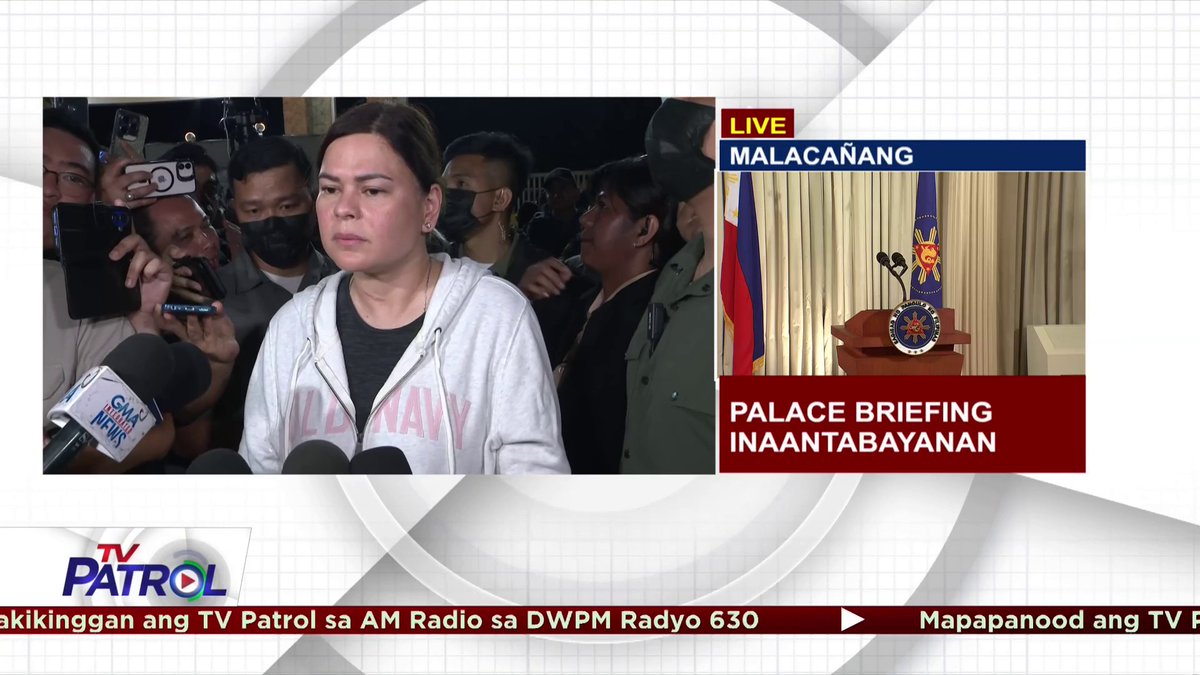 Itinanggi ni Vice President Sara Duterte na humiling ng asylum sa China si dating pangulong Rodrigo Duterte kaya siya nagtungo sa Hong Kong.