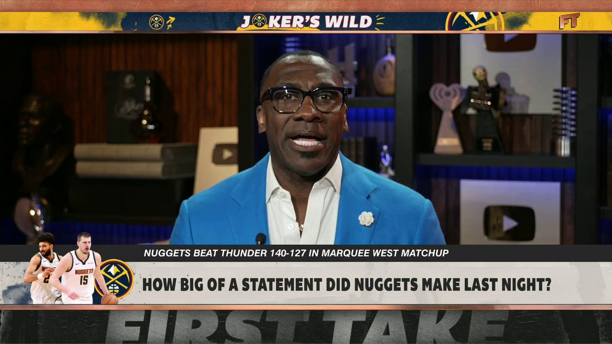 "[Nikola Jokić] is the best player in basketball." @shannonsharpe reacted to how "effortlessly" Nikola Jokić shredded the Thunder's No. 1 defense in the NBA 😤