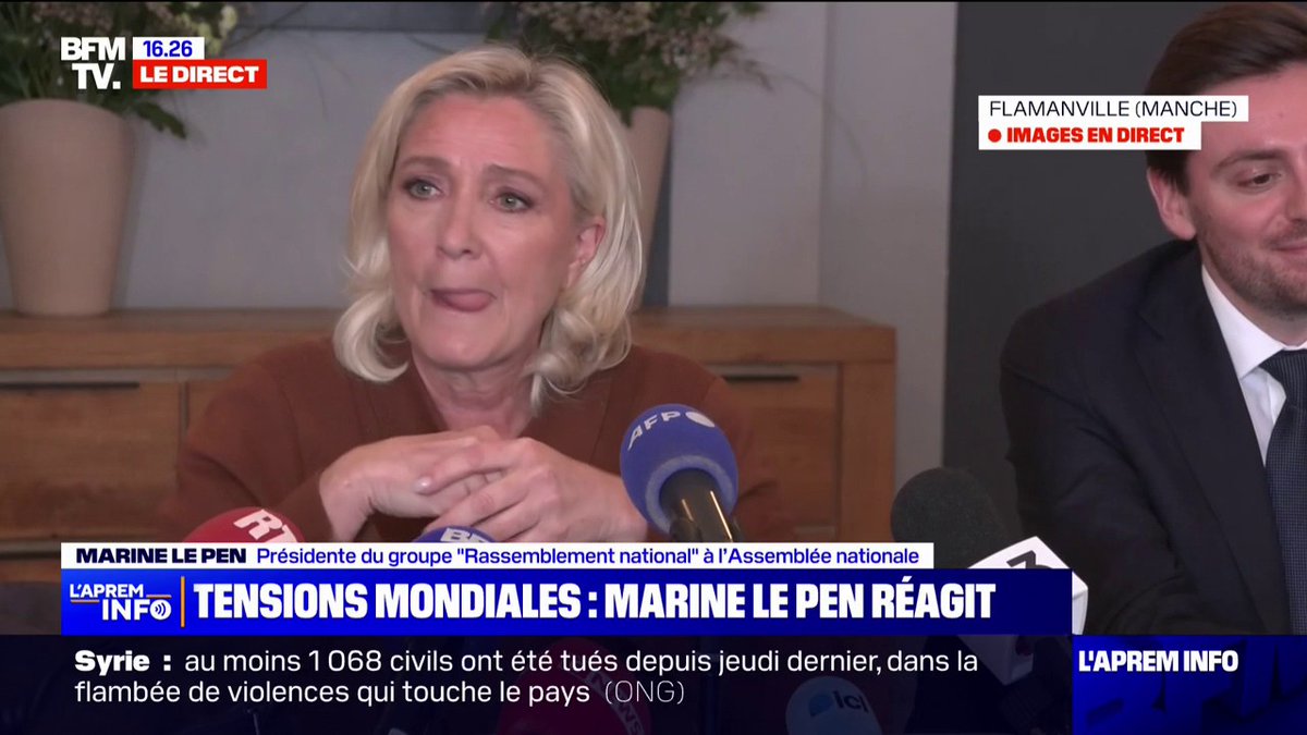 Marine Le Pen: "La menace principale aujourd’hui, c’est le terrorisme islamiste”