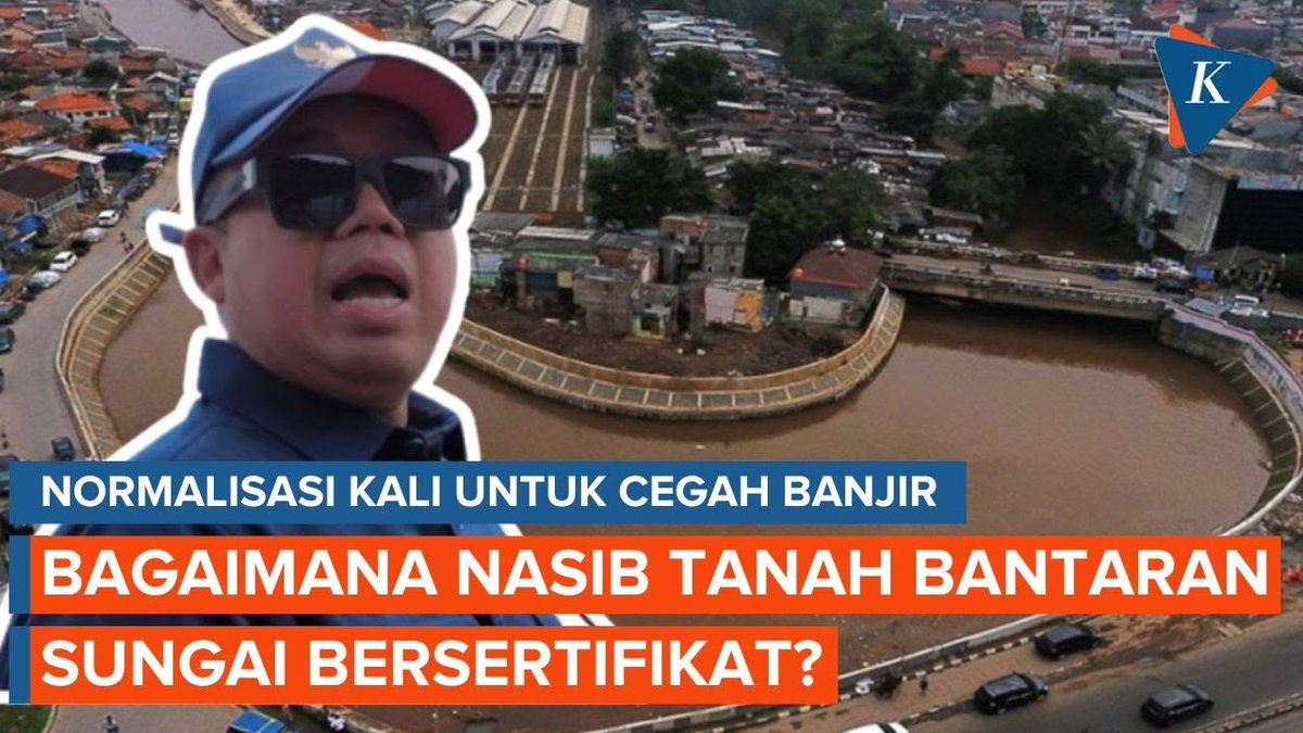 "Untuk tanah yang ada di dalam garis sempadan sungai itu kami tetapkan nanti menjadi tanah negara dan akan dimiliki oleh Balai Besar Wilayah Sungai (BBWS)," ujar Menteri ATR/BPN Nusron Wahid. / #Sertifikat #Sungai