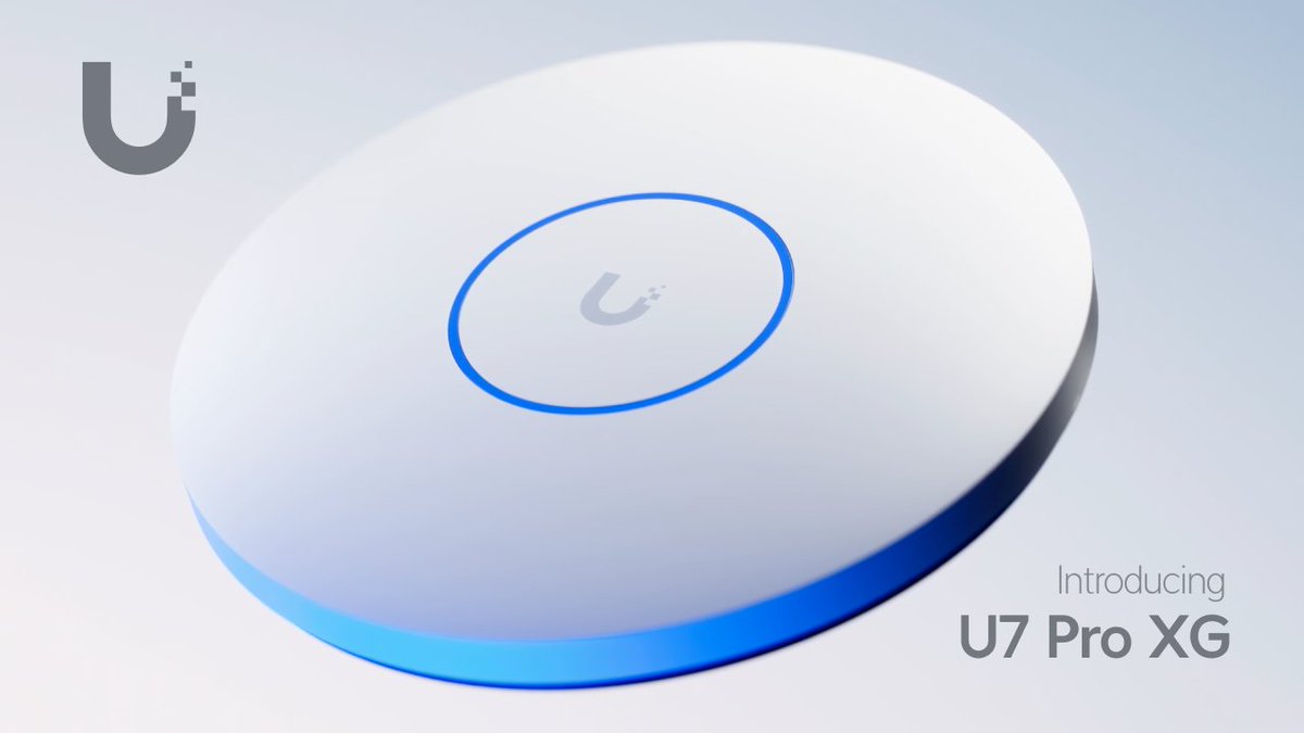 We're excited to introduce U7 Pro XG Access Points with 10/5/2.5/1 GbE support, our most impressive UniFi APs yet. The all-new thermal architecture enables our sleekest form factor ever, while maintaining the timeless design of the original UniFi AP.