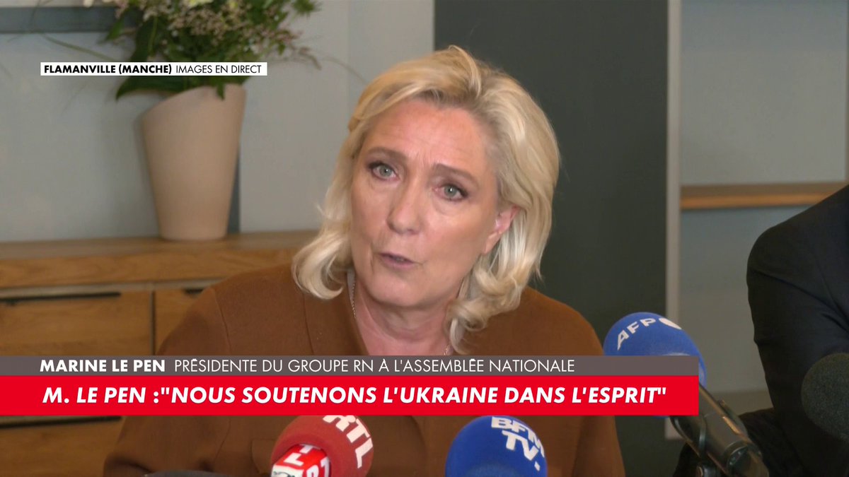 Marine Le Pen : «L'entrée de l'Ukraine dans l'UE, c'est la mort de l'agriculture française»